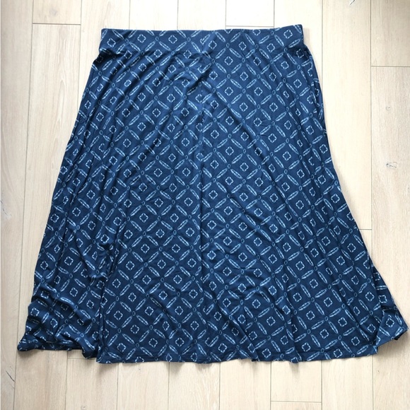NWT Joe Fresh Slit Maxi Skirt in Blue Size 1X - Picture 10 of 10